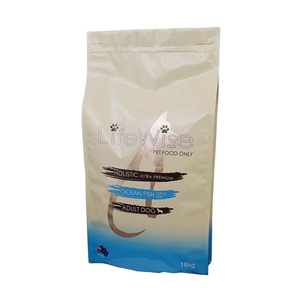 LIFEWISE Ocean Fish Large Bites with Rice Dry Dog Food 18kg
