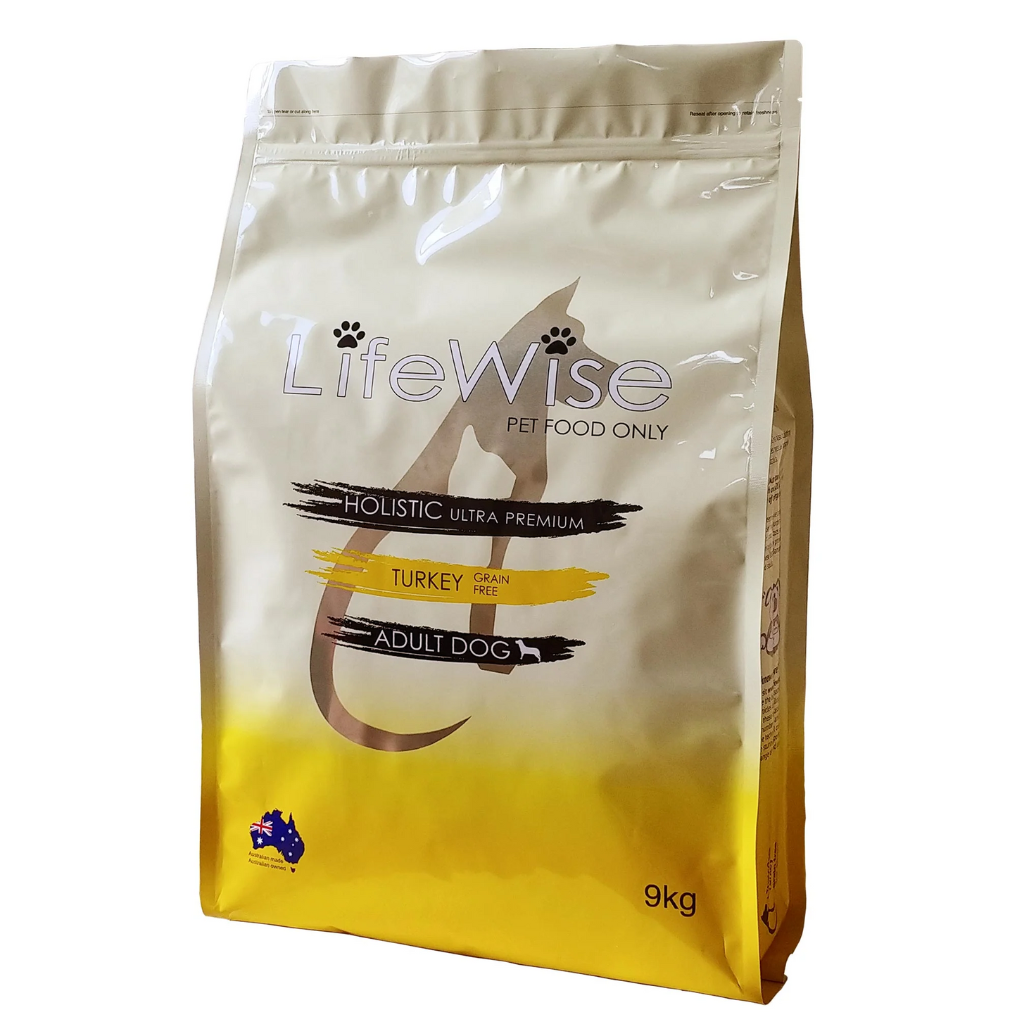 lifewise turkey, lamb and vegetables grain free adult dry dog food 9kg