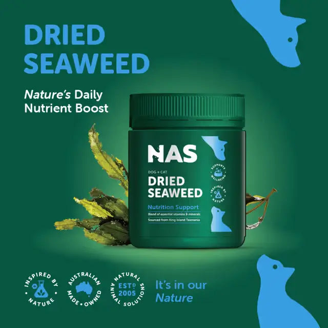 NAS Dried Seaweed natural daily nutrient boost for dogs and cats