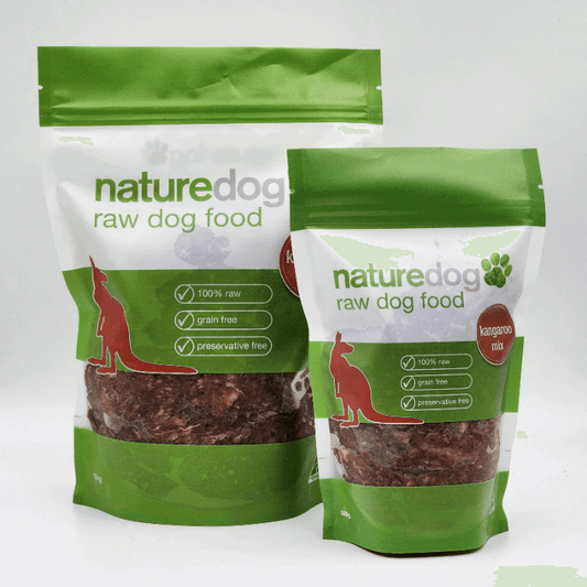 NatureDog Kangaroo Mix Raw Dog Food