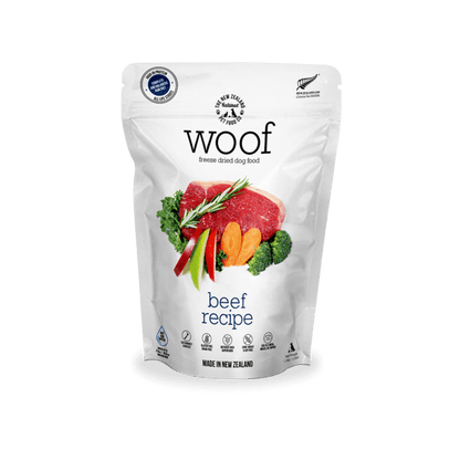 Woof Freeze Dried Dog Food Beef 1KG