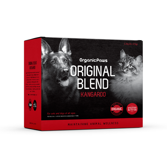 ORGANIC PAWS Raw Dogs & Cat Food Original Blend Roo 2.2KG