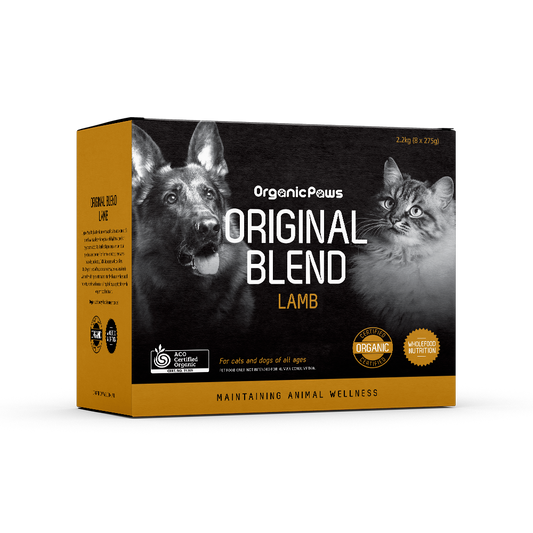 ORGANIC PAWS Raw Dogs & Cat Food Original Blend Lamb 2.2KG