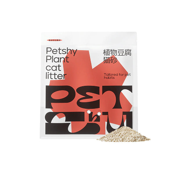 PETSHY Plant Mix Tofu Cat Litter