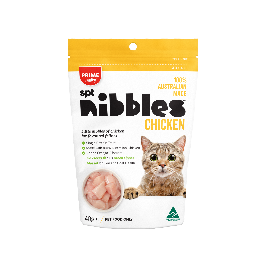 Prime100 PANTRY Nibbles Chicken Cat Treats 40G