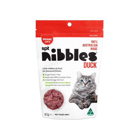 Prime100  PANTRY Nibbles Duck Cat Treats 40G