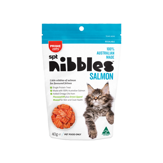 Prime100 PANTRY Nibbles Salmon Cat Treats 40G