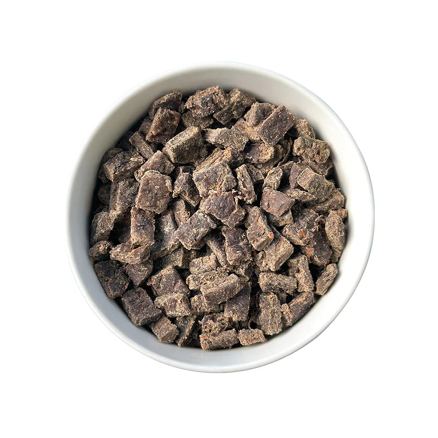 Prime100 SPD Air Dried Lamb & Rosemary Dry Dog Food kibble display