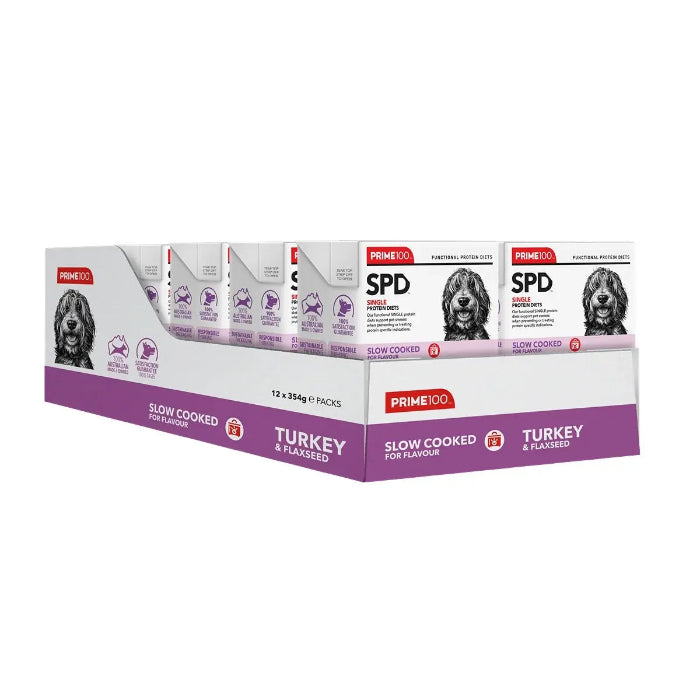 PRIME100 SPD™ Slow Cooked Turkey & Flaxseed Wet Dog Food