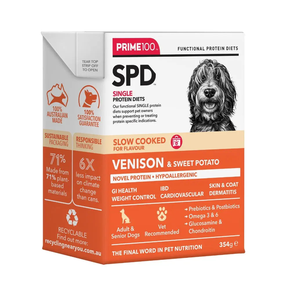 PRIME100 SPD™ Slow Cooked Venison & Sweet Potato Wet Dog Food