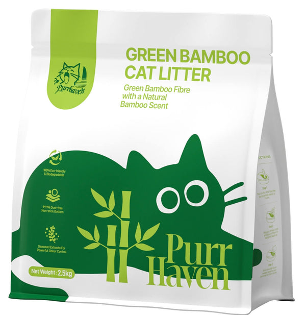 Purrhaven Green Bamboo Natural Cat Litter