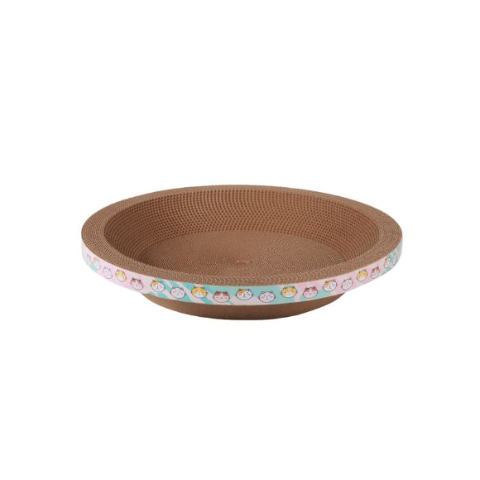 round cardboard cat scratcher bowl bed for cats