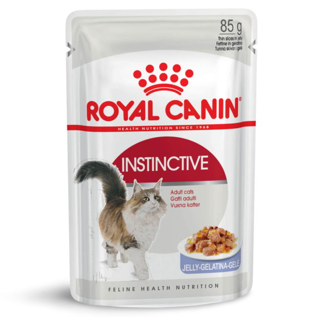 Royal Canin Adult Instinctive Jelly Wet Cat Food Pouches 85g