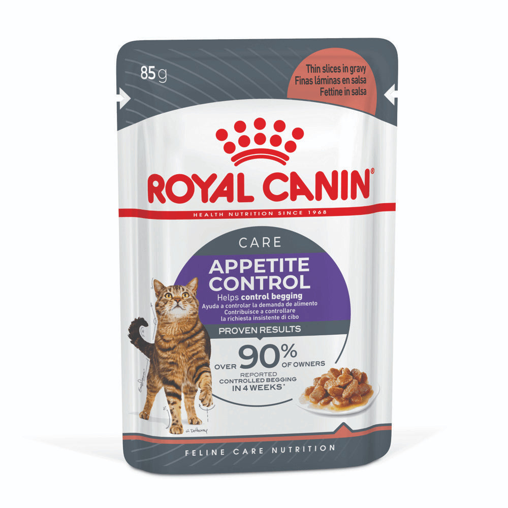 Royal Canin Appetite Control Gravy Wet Cat Food Pouches 85g