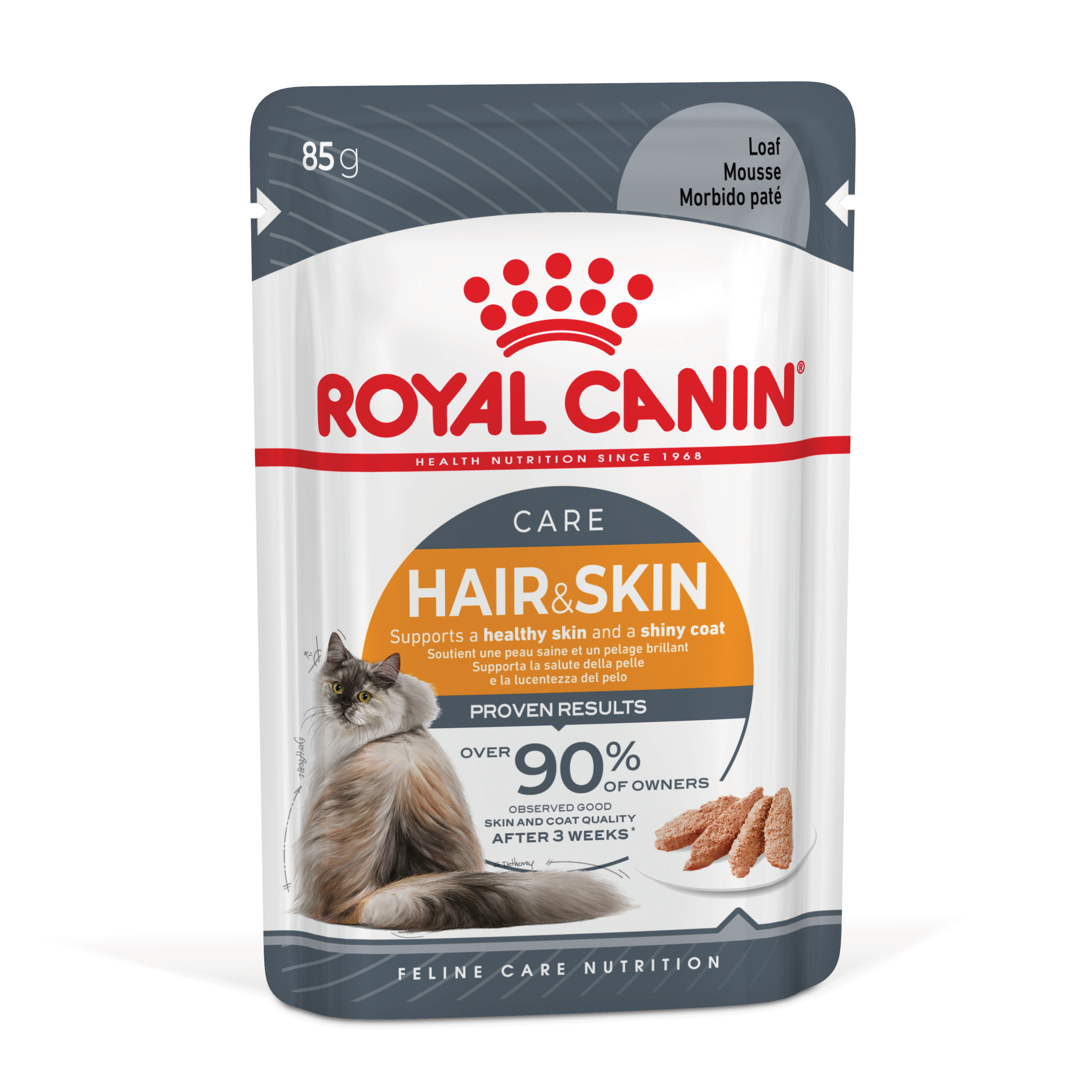 ROYAL CANIN Loaf Hair & Skin Care Wet Cat Food Pouches