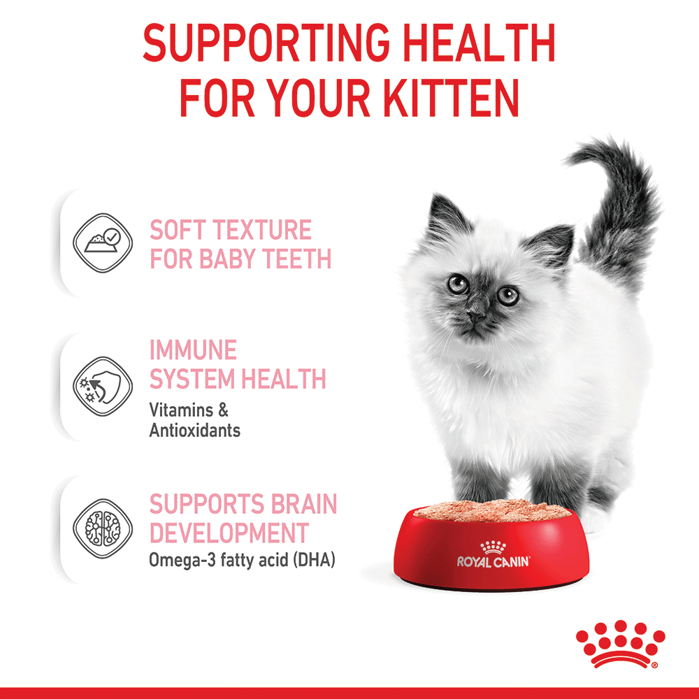 ROYAL CANIN Kitten Instinctive Loaf Wet Cat Food Pouches 85Gx12