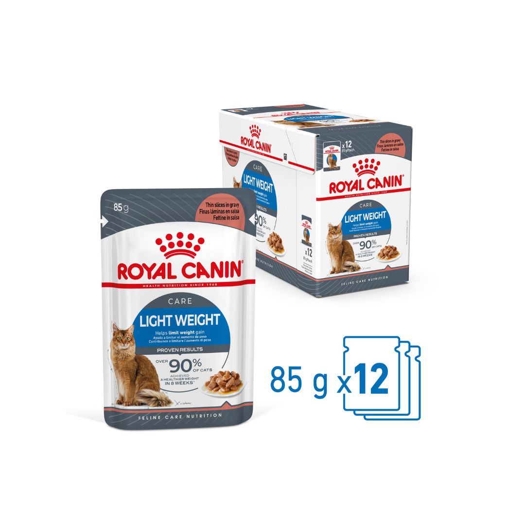 royal canin light weight care wet cat food 85gx12