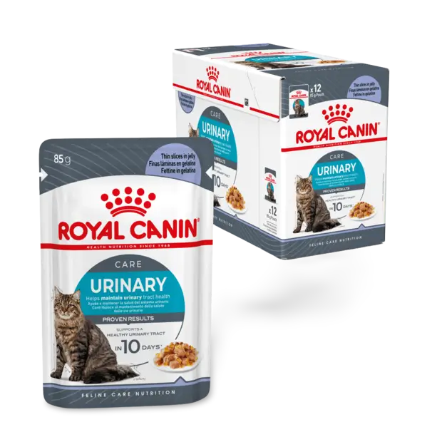Royal Canin Urinary Care Jelly Wet Cat Food Pouches 85gx12