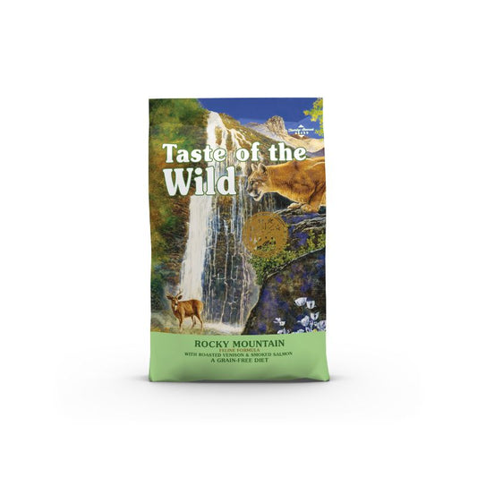 taste of the wild grain free rocky mountain venison salmon dry cat food 