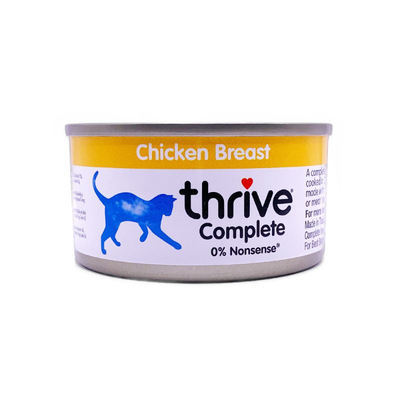 thrive complete chicken breast wet cat food 75g