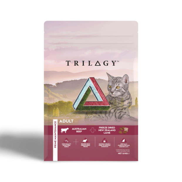 TRILOGY Beef & Freeze Dried Lamb Adult Cat Food  1.8kg