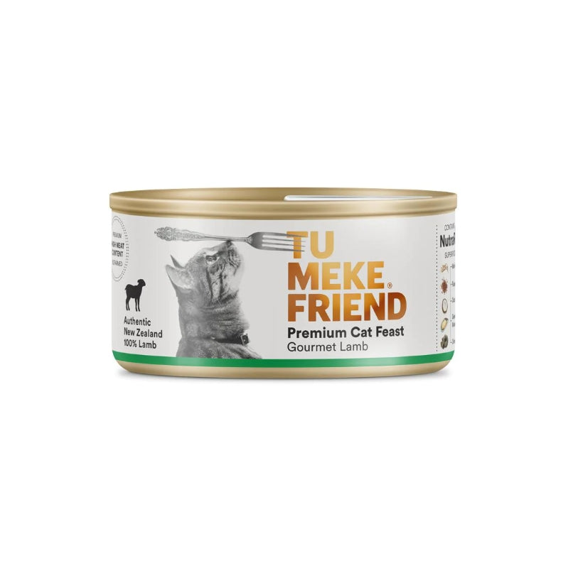 TU MEKE FRIEND Canned Premium Cat Feast Gourmet Lamb 85G *Clearance 11/08/24*