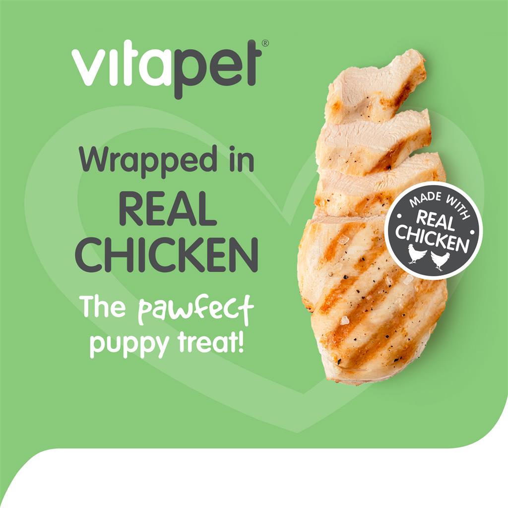 Vitapet chicken wrapped rawhide cheap chews