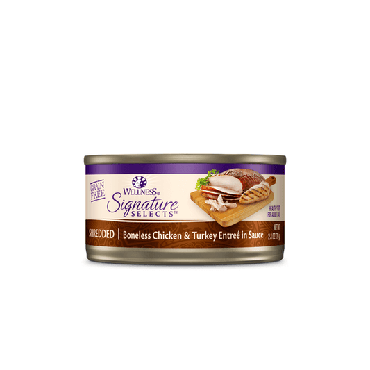 Wellness Signature Shredded Chicken & Turkey Entreé Wet Cat Food 79g