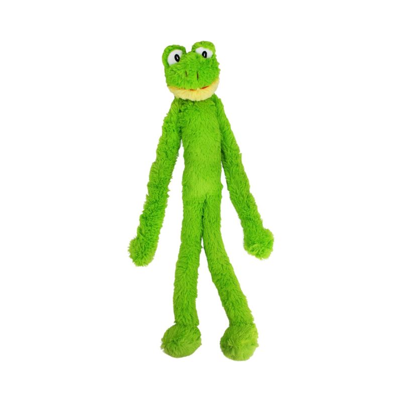 BELOVED Pet Swingin Green Frog Dog Toy - 30Inch