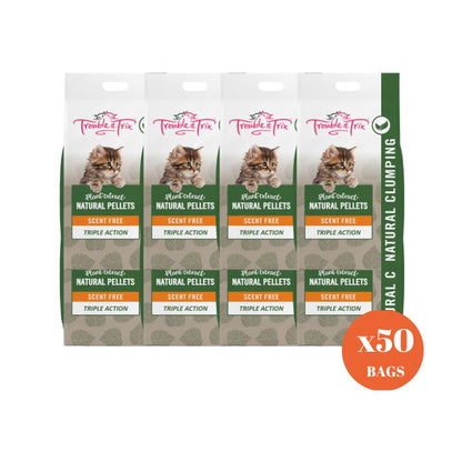 Trouble and Trix Natural Cat Litter Pellets 10L (Click & Collect ONLY or In store purchases)