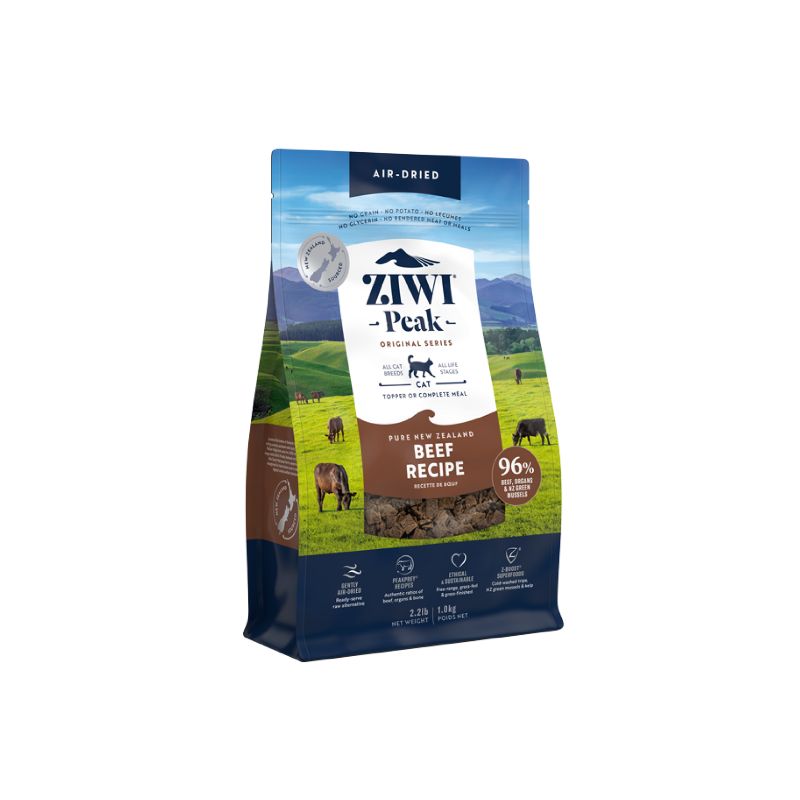 ziwi peak air dried beef cat food 1kg