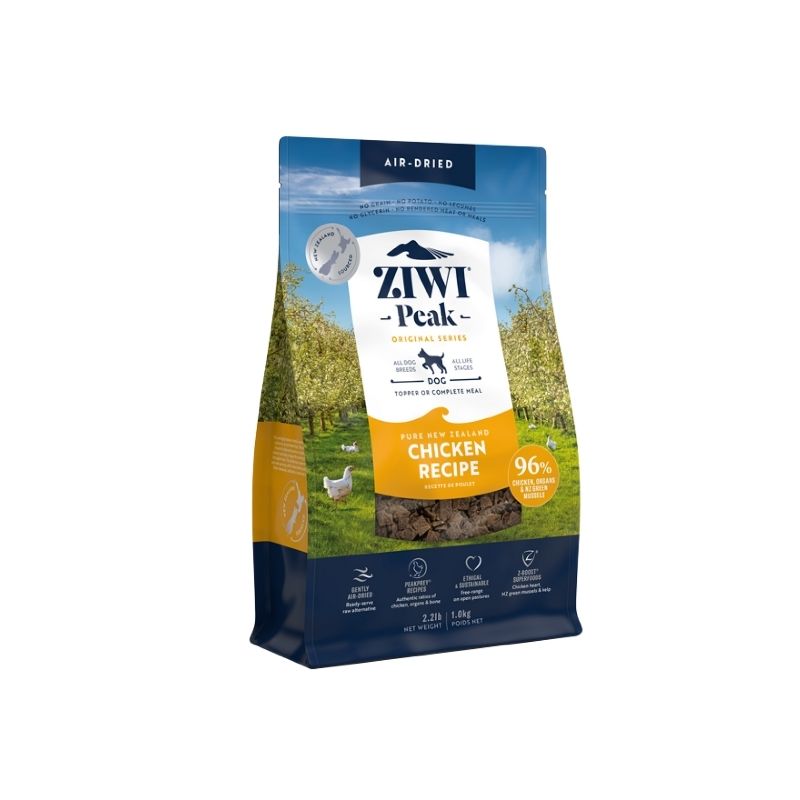 ziwi peak air dried chicken dog food 1kg