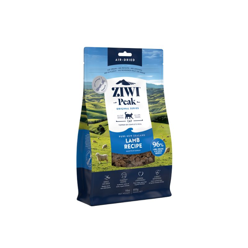 ziwi peak air dried lamb cat food 400g