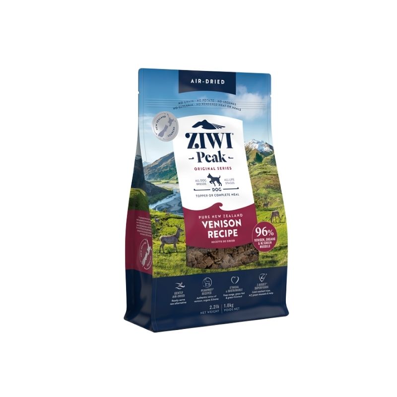 ziwi peak air dried venison dog food 1kg