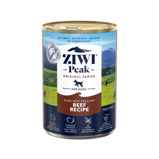 Ziwi Peak Wet Dog Food Beef Canned 390G