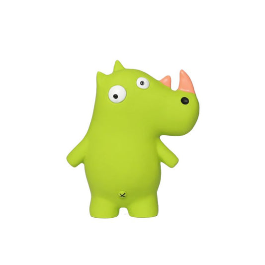 Q-Monster Dog Toy Rhinoceros Chewing Toy 12x11cm - ADS Pet Store