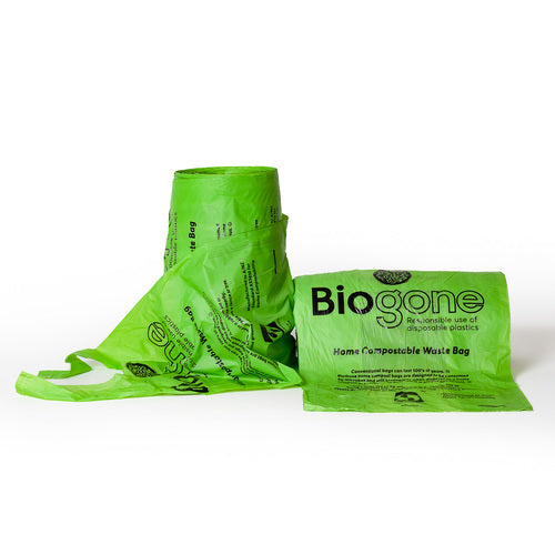 Bio-Gone Biodegradable Dog Poo Bags with Handles - 1 roll of 250 bags - ADS Pet Store