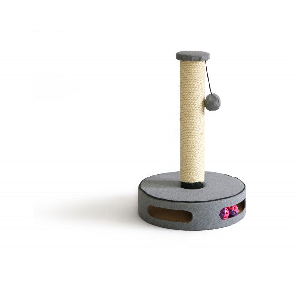 Furkidz Cat Scratch Post ClickFit +Play Ball Base 34 x 34 x 42cm