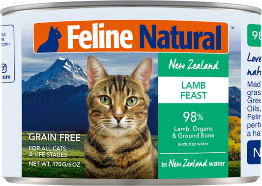 Feline Natural Lamb Feast Canned Cat Food 170G - ADS Pet Store
