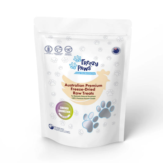 Freezy Paws Freeze-Dried Chicken Drumstick Raw Treats for Pet Cat Dog 100G - ADS Pet Store
