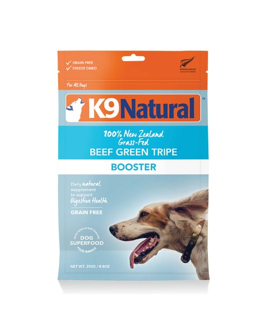 K9 Natural Freeze Dried Beef Green Tripe Booster 250G - ADS Pet Store
