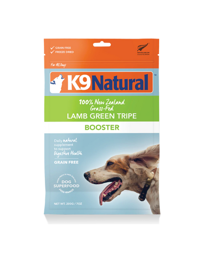 K9 Natural Freeze Dried Lamb Green Tripe Booster 200G - ADS Pet Store