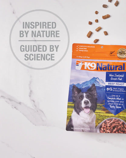 K9 Natural Freeze-dried Dog Food inspired by nature