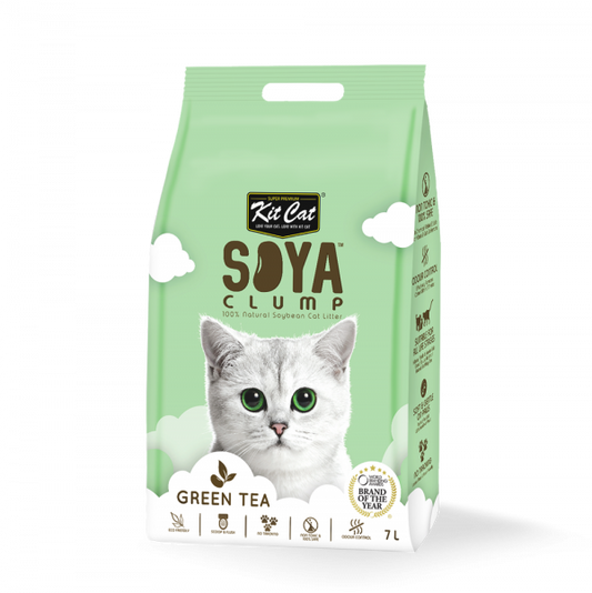 Kit Cat Soya Clump Cat Litter Green Tea 7ltr - ADS Pet Store
