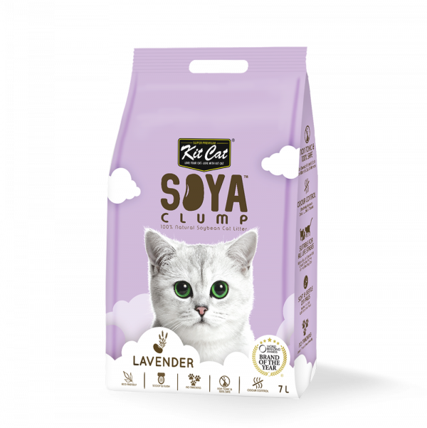 Kit Cat Soya Clump Cat Litter Lavender 7ltr - ADS Pet Store