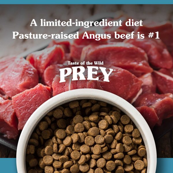 TASTE OF THE WILD PREY Angus Beef Dry Dog Food 11.3KG