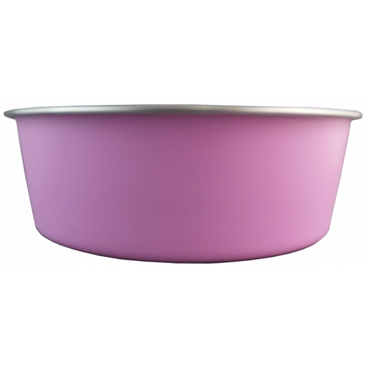 Deliso Designer Stainless Steel Bowl Pink 21cm - ADS Pet Store