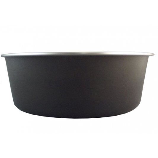 Deliso Designer Stainless Steel Bowl Black 23cm - ADS Pet Store