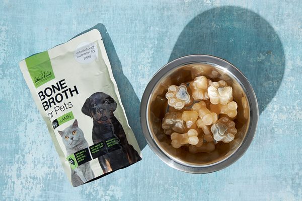 The Art of Whole Food Bone Broth for Dogs & Cats Lamb 500ml in ice cube style