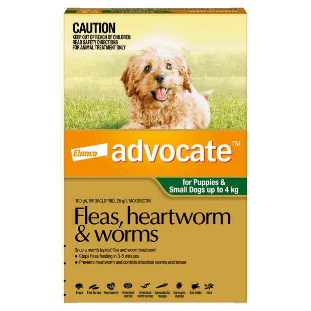 Advocate Small Dog Green 3 Pack - ADS Pet Store